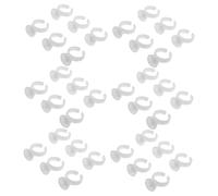 VALICLUD 500 Piezas Anillos de Pegamento para Maquillaje Portátiles y Desechables Tazas Pequeñas para Extensión de Pestañas Pigmentos de y Microblading Diseño Compacto para Precisión y