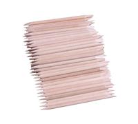 VALICLUD 500 Piezas Palos De Uñas Cutícula Clavo Polaco Manicura Agente De Mudanzas Herramienta Cera Palos De Madera Para Uñas Palos De Madera De Belleza Bambú