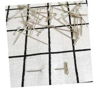 VALICLUD 50piezas Pasadores t De Acero Inoxidable Con Caja De Plástico Para Coser Bloquear y Tejer Pelucas Para Posicionamiento Diy