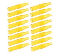 VALICLUD 50piezas Puntas De Plástico Para Tatuajes Puntas Para Agujas Prácticos Para Tatuajes Tubos Para Para Boquillas Para Mayor Seguridad y Reemplazo De