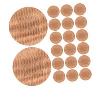 VALICLUD 50piezas Vendajes Cómodos y Transpirables De Tela Redondos Para Dedos y Articulaciones Prevención De Ampollas Unidades Adhesivos Para Cuidado De Heridas