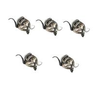 VALICLUD 5pares Anillo Dedo Serpiente Retro Creativo Joyería Unisex Estilo Punk Para Fiesta o Uso Diario