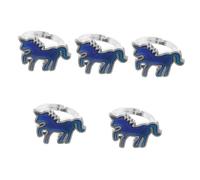 VALICLUD 5piezas Anillo Unicornio Cambiante De Color Para Niñas Joyería Divertida y Única Para Fiestas y Cumpleaños Diseño De Animal Para Pequeñas Princesas