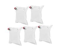 VALICLUD 5piezas Bolsa Portátil para Envasar Vino Tinto Reutilizable de Repuesto con Boquilla para Bebidas Bolsa para Bebidas de Viaje para Camping