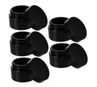 VALICLUD 5piezas Botella De Crema Facial y Crema Para Ojos Recipiente Para Facial De Frasco Para Cosmética Tarro Rellenable Para Cosmética Para Viajes y Almacenamiento De Productos De