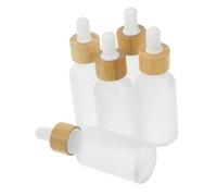 VALICLUD 5piezas Botellas De Vidrio Con Gotero Para Aceites Esenciales Cosméticos y Perfumes Diseño Hermético y Reutilizables