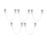 VALICLUD 5piezas Broche de Cigarra Animal Pin de Solapa de Cigarra Broche de Chaqueta de Metal Borla Accesorio de Pin de Cuello para Traje Ramillete de Insecto para Mujeres y Hombres Decora