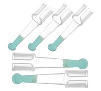 VALICLUD 5piezas Cabeza de Cuchara para Oreja de Transparente PC Tapones de Repuesto Minicuchara para Oídos Accesorio para Eliminar Cerumen Herramienta de Limpieza de Cerumen para Uso Domés
