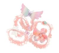VALICLUD 5piezas Coleteros Elásticos para Niña Coleteros Bonitos de Malla Pelo Accesorios para Cabello de Estudiante