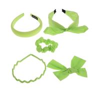 VALICLUD 5piezas Horquilla De Lazo Cuidado Diadema Facial Para Spa Set De Diademas Para Mujeres y Niñas Incluido Lavado Facial y Maquillaje