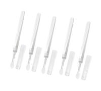 VALICLUD 5piezas Pincel De Labios De Silicona Brocha Para Lápiz Labial Aplicador De Sombras De Ojos Para Maquillaje Diario y Viajes