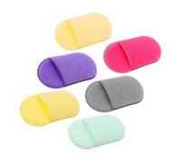 VALICLUD 6 Esponjas Limpiadoras De Harina Para Manos Guantes De Ducha Exfoliantes Para Mujeres Almohadillas Exfoliantes Para Pies Exfoliantes Faciales Esponjas Limpiadoras Para El
