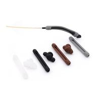 VALICLUD 6 Fundas de Silicona Antideslizantes para Gafas de Transparentes y Negras Patillas de Gafas y Ganchos de Silicona para Seguridad Actividades y Deporte