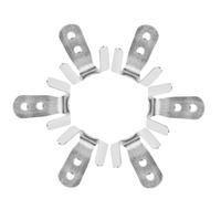 VALICLUD 6 Ganchos Dobles de Acero Inoxidable 20Mm para Colgar Bolsos y Ropa Perchas Metálicas Resistentes para Piscina y Mochila Set de 6 Unidades sin Accesorios Uso Doméstico y