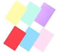 VALICLUD 6 Láminas De Geles Ligeros De PVC A4 Semitransparentes, Filtros De Luz De Colores para Iluminación, Películas Fotográficas Filtrantes para Fotografía, Escenarios y Luces Led