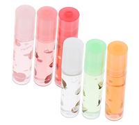VALICLUD 6 piezas Bálsamo Labial Transparente Hidratante Set de Pomadas para Labios Protector Labial Portátil y de Usar para Géneros y