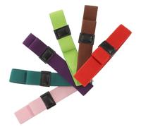 VALICLUD 6 piezas Bandas Elásticas Coloridas para Loncheras Correas Prácticas y Elásticas para Fijar Cajas de Comida y Contenedores de Almuerzo de Ajustables para Perímetro Color Aleatorio