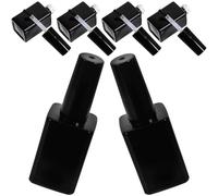 VALICLUD 6 piezas Botellas Pequeñas de Vidrio para Esmalte de Uñas con Cepillo Recargable de Unidades para Gel y Laca Diseño Portátil y Sellado Hermético para Viaje y Exterior