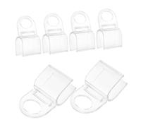 VALICLUD 6 Piezas Clips para Cortinas U Sujetadores Plásticos para Persianas Enrollables Pinzas Resistentes para Cortinas y Toldos Fácil Instalación para Hogar