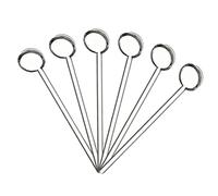 VALICLUD 6 piezas Cucharas de Café de Vidrio Transparente Mini Cucharas para Espresso y Postres Accesorios para Fiestas para Café y Jugos Diseño Moderno y Seguro