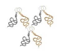 VALICLUD 6 Piezas Joyas de pelo de serpiente para accesorios para el cabello de serpiente para mujer accesorios para rastas accesorios renacentistas mujer aleación