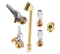 VALICLUD 6 piezas Kit de Adaptadores de Inflador de Aire de Latón para Compresores Conectores Rápidos y Accesorios para Inflado Repuestos de Compresor de Aire y Manguera