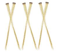 VALICLUD 6 Piezas Kit De Oropel Cabello Extensiones De Cabello Purpurina Oropeles Trenzado Brillante Uso Fiestas y Eventos Especiales