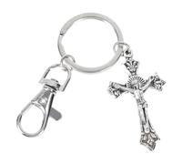 VALICLUD 6 Piezas Llavero Cruz De Hierro Adorno Decorativo Para Llaves Llavero Religioso Accesorio Delicado De Moda