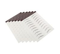 VALICLUD 6 Piezas Pegatinas de Cejas Impermeables Artificiales para Cejas Herramienta de Maquillaje Rápida y Conveniente