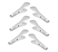 VALICLUD 6 piezas Pinzas Inoxidable para Buffet Multiusos Resistentes y para Servir Pan Carne Aperitivos y Ensaladas Eventos