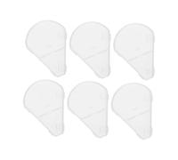 VALICLUD 6 piezas Protector para Brochas de Maquillaje Cubre Pinceles de Polvos y Iluminadores Funda Ligera y Portátil para Viaje Protege Cerdas Delicadas y Ahorra Espacio Estuche