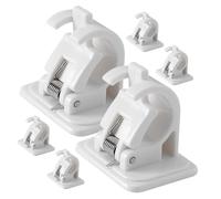 VALICLUD 6 Piezas Soporte De Barra De Cortina Sin Taladrar De Soporte para Barra De Cortina para Baño y Toallas