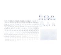 VALICLUD 600 Piezas espaldas de aretes perforados topes pendientes silicona tuercas de silicona para pendientes reemplazos de pendientes espaldas de la insignia del alfiler gel de sílice