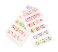 VALICLUD 60piezas Vendaje y Transpirable Para Heridas Vendas Adhesivas Yemas Dedos Parches De Dibujos Animados Para Color Uso Exteriores y Protección