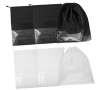 VALICLUD 6piezas Bolsas para Zapatos para Mujeres y Hombres Organizadoras con Ventana Transparente y Cordón