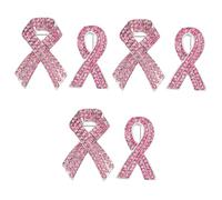 VALICLUD 6piezas Broches De Concienciación De Diseño De Cinta De Rhinestone Pack Para Eventos Benéficos y