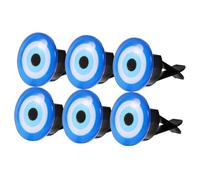 VALICLUD 6piezas Clips De Ventilación Para Coche Decoración De Salida De Aire Ojo Maligno Accesorios Creativos Para Interior De Vehículo Uso Coche Oficina