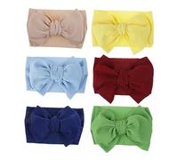 VALICLUD 6piezas Conjunto de Flores para Diadema de Cintas Pelo Trenzadas para Niña Lazo Accesorios Cabello para Fiesta de Cumpleaños