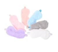 VALICLUD 6piezas Máscaras para Dormir de Felpa Antifaces para Dormir Hogar Antifaces Creativos y Flexibles para Sombrear los Ojos