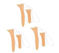 VALICLUD 6piezas Nariz Larga Para Disfraces De Halloween Accesorios De Cosplay Para Fiestas Temáticas y Actuaciones Escenario Nariz Para Personajes De Cuentos Como Pinocho y Brujas