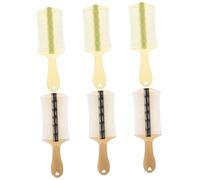 VALICLUD 6piezas Peine Anticaspa De Plástico Doble Cara Dientes Para Cabello Grueso Antiácaros Cepillo Herramienta De Adulto