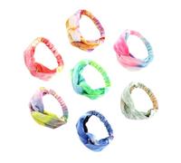 VALICLUD 7piezas Diademas Elásticas Anudadas Para Niñas y Mujeres Suaves y Duraderas Para Fiestas y Deportes