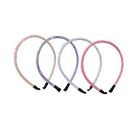 VALICLUD 8 Diademas Finas Lentejuelas Brillantes Coloridas y Combinables para Mujeres y Niñas Accesorios de Cabello para Fiestas y Uso Diario Diseño Plástico Color Aleatorio