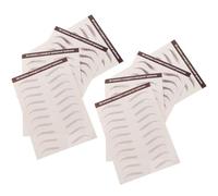 VALICLUD 8 Hojas Tatuajes Temporales de Cejas Marrón a Prueba de Manchas Papel de Transferencia de Agua para Maquillaje y Modelado en Mujeres