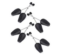 VALICLUD 8 Piezas Hormas Plásticas Ajustables para Zapatos y Botas Estirador Automático con Resorte para Hombres y Mujeres Negras para Soporte Profesional para Calzado