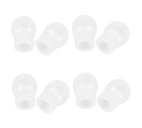 VALICLUD 8 Piezas Para Los Accesorios Diafragma Consejos Doctores Moldeable Canal Espuma Enchufe De Oído Almohadillas Transparente Gel De Sílice