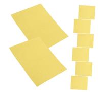 VALICLUD 8 Piezas pegatina impermeable parche de reparación rizador de cabello automático pelo ajustable bloque de papel de lija estilista de flujo de aire mojado seco Nano Marrón claro