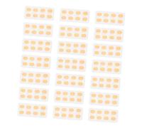 VALICLUD 80pares Almohadillas Antideslizantes Para Gafas Cojines De Nariz Autoadhesivos De Protectores Suaves Para Lentes y Monturas Compatibles Con Gafas De Sol y Recambios Cómodos