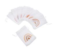 VALICLUD 8piezas Bolsa De Arpillera Para Dulces y Joyas Bolsas Cordón Para De Fiesta Despedidas De Soltera Celebraciones Navideñas y Suministros Para Fiestas De Cumpleaños