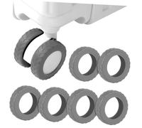 VALICLUD 8piezas Funda Protectora para Maleta Protectores De Ruedas De Silicona Engrosados Antideslizantes para Viajes y Protección De Equipaje